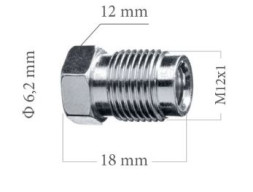 Z-102 (M12х1, L=18MM, S=12, D=6,25MM)
