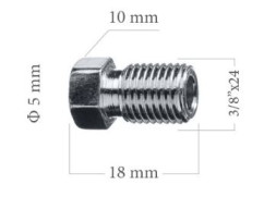 Z-115 (3/8х24, L=18MM, S=10, D=5MM)