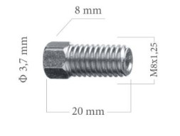 Z-120 (M8x1.25, L=20, S=8, D=3.7 (Ситроэн)